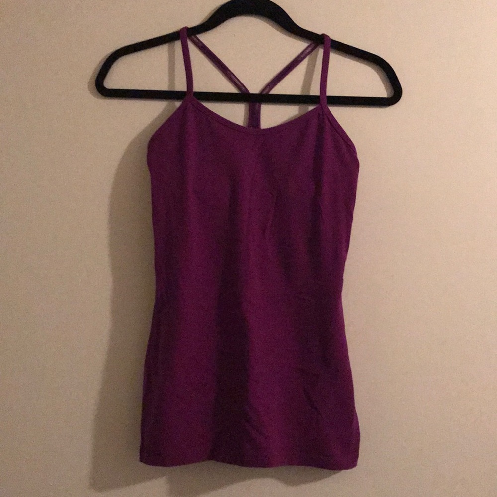 Lululemon built in bra top